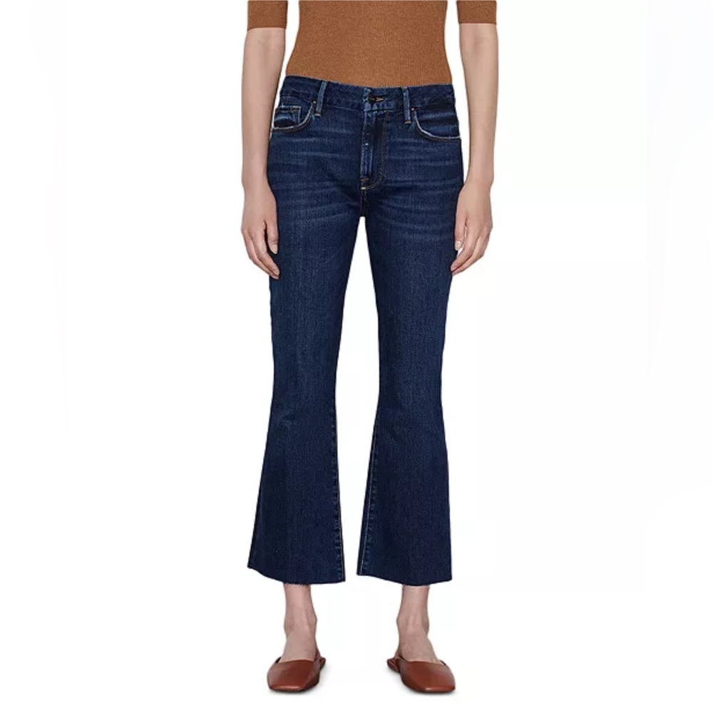 Frame Le Crop Mini Bootcut Jeans in Rosalie